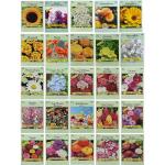 25 Assorted Flower Seed Packets - 10+ Varieties