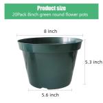DAPERCI 8" RooTrimmer Nursery Pot Plant Grow Pots