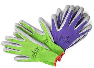Wildflower Nitrile Gardening Gloves for All Gardeners