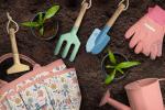 Kids' Gardening Set with Tote and Tools