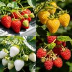 CarpetC 500+ Strawberry & Raspberry Seeds Mix for Planting - Red White Yellow Strawberry and Red Berry, Heirloom Non-GMO Fruit Seeds for Backyard, Patio Pots & Home Garden