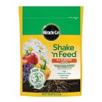 Miracle-Gro Shake 'N Feed All Purpose Plant Food - Outdoor and Indoor Plant Food for In-Ground and Containers, Feeds for up to 3 Months, 8 lbs.