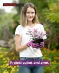 3 Pairs Women's Rubber Coated Gardening Gloves