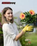 3 Pairs Women's Rubber Coated Gardening Gloves