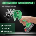 Muylux 20V Cordless Tiller Cultivator for Gardening, Electric Garden Tiller with 2 x 2.0Ah Batteries & Charger, Garden Rototiller for Lawn Gardening Soil Cultivation