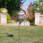 VEWOGARDEN Heron Outdoor Statues Metal Crane Garden Sculptures & Statues for Yard Lawn Patio Pool Outside Decorations, Antique Bronze