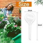 8 Pcs Clear Plant Watering Globes,Plastic Self-Watering Bulbs,Automatic Watering Globes,Garden Water Device for Plant Indoor Outdoor
