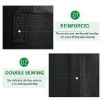 JNYONG 12-Pack 10 Gallon Thickened Non-Woven Grow Bags, Aeration Fabric Pots with Handles