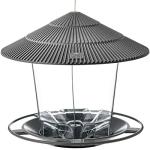 Hanizi Bird Feeder Outdoor Hanging for Wild Bird Seed, Grey