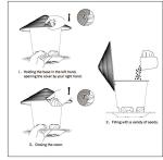 Hanizi Bird Feeder Outdoor Hanging for Wild Bird Seed, Grey