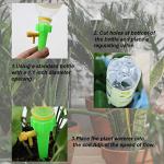 LABOTA 24 Pack Self Watering Spikes for Plants,Automatic Plant Waterer Indoor,Adjustable Drip Irrigation Devices for Outdoor & Garden