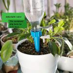 LABOTA 24 Pack Self Watering Spikes for Plants,Automatic Plant Waterer Indoor,Adjustable Drip Irrigation Devices for Outdoor & Garden