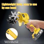 Muylux 20V Cordless Tiller Cultivator for Gardening, Electric Garden Tiller with Battery & Charger, Garden Rototiller for Lawn Gardening Soil Cultivation, 2 Batteries