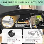 Suteck Oversized Zero Gravity Chair,33In XXL Outdoor Recliner Chair w/Removable Cushion&Headrest, Camping Lounge Chair w/Upgraded Lock&Footrest, Reclining Patio Chairs for Indoor Outdoor,500LBS