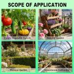 Drip Irrigation Kit for Garden, Automatic Plant Watering System with Quick Connect Fittings, Water Saving Irrigation Tubing Hose and Accessories for Yard, Greenhouse, Lawn & Raised Bed (60FT)