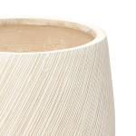 LuxenHome 14" Dia Large Plant Pot with Drainage, Texutred RoundPlanter Pot for Indoor and Outdoor Plants