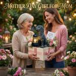 Lyeasw Solar Dog Statues with Lantern – 8.4 inch Waterproof Outdoor Dog Decor for Garden, Yard & Porch, Auto On/Off Solar Light, Gift for Mom & Dog Lovers, Dog Memorial Gifts