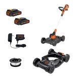 BLACK+DECKER Cordless 3-in-1 Trimmer and Lawn Mower