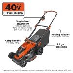 BLACK+DECKER 40V Cordless 16-Inch Lawn Mower