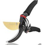 Premium Titanium Bypass Pruning Shears - 8