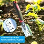 3-Piece Aluminum Garden Tool Set with Non-Slip Handles