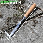 Stainless Steel Crack Weeder with Beech Handle