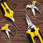 5-Pack Heavy Duty Garden Pruning Shears Set