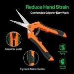 VIVOSUN 6.5 Inch Stainless Steel Gardening Pruner