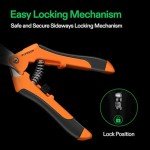 VIVOSUN 6.5 Inch Stainless Steel Gardening Pruner