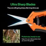 VIVOSUN 6.5 Inch Stainless Steel Gardening Pruner