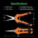 VIVOSUN 6.5 Inch Stainless Steel Gardening Pruner