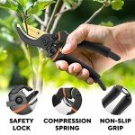 Heavy-Duty Ultra Sharp Bypass Pruning Shears