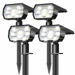 4-Pack Solar LED Garden Lights - Waterproof