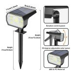 4-Pack Solar LED Garden Lights - Waterproof