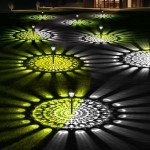12-Hour Bright Solar Outdoor Lights - 8 Pack