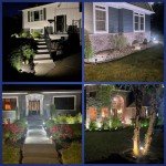4-Pack Solar LED Garden Lights - Waterproof