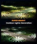 12-Hour Bright Solar Outdoor Lights - 8 Pack