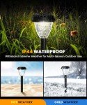 12-Hour Bright Solar Outdoor Lights - 8 Pack