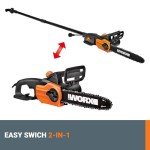 Worx 10" Electric Pole Saw with 8 Amp Power