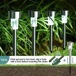 GIGALUMI Waterproof Solar Garden Lights - 12 Pack