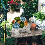 Solar Turtle Garden Statuette with Lights