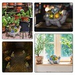 Solar Turtle Garden Statuette with Lights