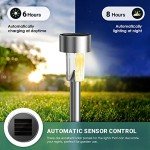 16 Pack Solar Path Lights for Outdoor Gardens