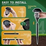 Solpex Waterproof LED Solar Lights for Gardens - 8 Pack