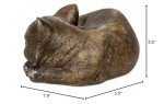 Sleeping Cat Garden Statue for Outdoor Decor