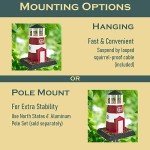 Red and White Lighthouse Birdfeeder by North States