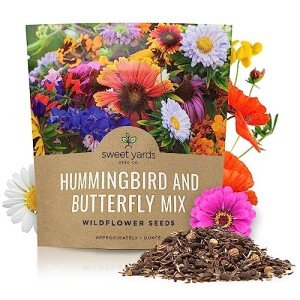 Butterfly & Hummingbird Wildflower Seed Mix - 1 oz