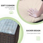 Greesum 3-Piece Beige Outdoor Patio Furniture Set