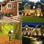 ZUCKEO 5W Waterproof LED Garden Lights - 8 Pack