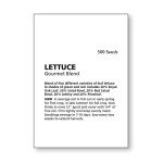 Gourmet Blend Lettuce Seeds - 1000 Count